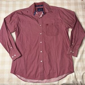 WRANGLER George Strait Mens Long Sleeve Button Down